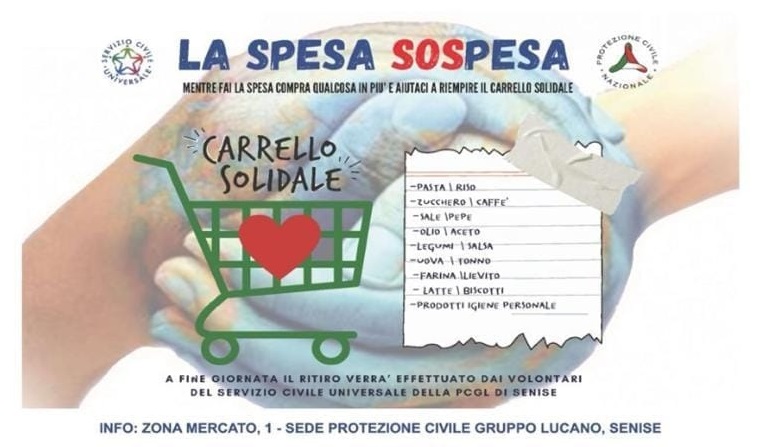 “L’alleanza tra i giovani e la Caritas parrocchiale per il sostegno alle famiglie bisognose: una spesa solidale nei supermercati di Senise.”