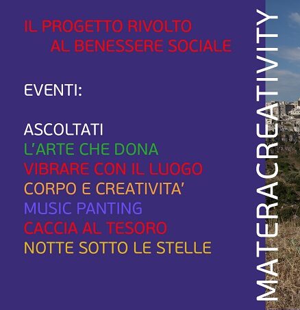 MATERACREATIVITY_LUOGHI DI ENERGIA, GRANDE SUCCESSO PER IL SEMINARIO E L’ASTA BENEFICA.